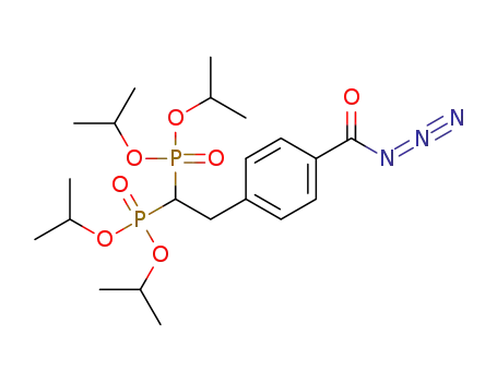 tetraisopropyl (2-(4-(azidocarbonyl)phenyl)ethane-1,1-diyl)bis(phosphonate)