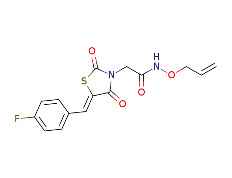 N-(allyloxy)-2-(5-(4-fluorobenzylidene)-2,4-dioxothiazolidin-3-yl)acetamide