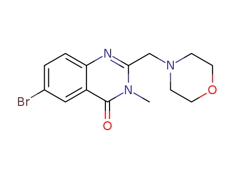 6-bromo-3-methyl-2-(morpholinomethyl)quinazolin-4(3H)-one