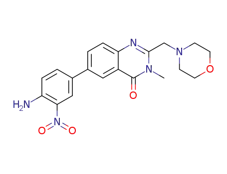 6-(4-amino-3-nitrophenyl)-3-methyl-2-(morpholinomethyl)quinazolin-4(3H)-one