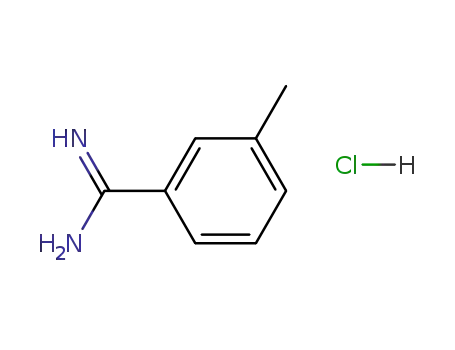 Molecular Structure of 20680-59-5 (3-Methylbenzenecarboximidamide hydrochloride)