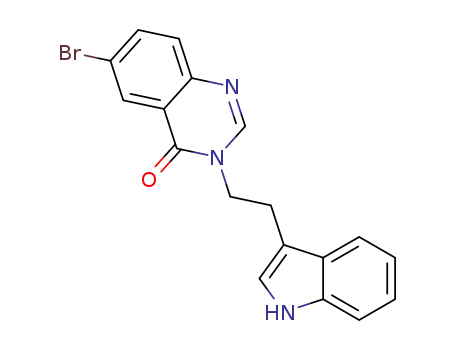 3-(2-(1H-indol-3-yl) ethyl)-6-bromoquinazolin-4(3H)-one