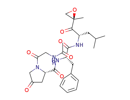 (S)-1-(2-acetamidoacetyl)-N-((S)-1-((S)-4-methyl-1-((R)-2-methyloxiran-2-yl)-1-oxopentan-2-ylamino)-1-oxo-3-phenylpropan-2-yl)-4-oxopyrrolidine-2-carboxamide
