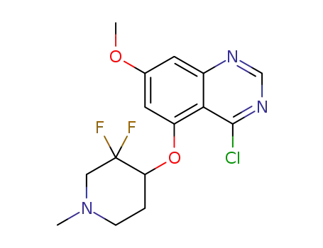 4-chloro-5-((3,3-difluoro-1-methylpiperidin-4-yl)oxy)-7-methoxyquinazoline