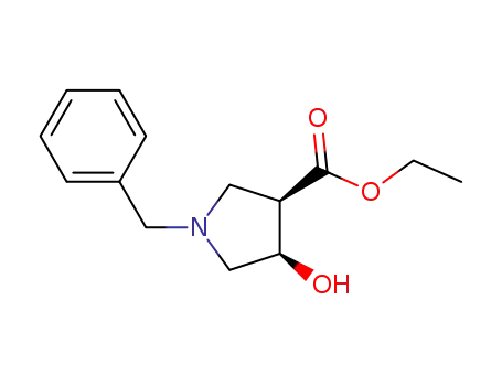 ethyl rel-(3R,4R)-1-benzyl-4-hydroxypyrrolidine-3-carboxylate
