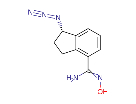 (S)-1-azido-N’-hydroxy-2,3-dihydro-1H-indene-4-carboximidamide