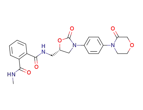 (S)-N1-methyl-N2-((2-oxo-3-(4-(3-oxomorpholin-4-yl)phenyl)oxazolidin-5-yl)methyl)phthalamide