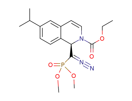ethyl (R)-1-(diazo(dimethoxyphosphoryl)methyl)-6-isopropylisoquinoline-2(1H)-carboxylate
