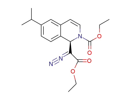 ethyl (R)-1-(1-diazo-2-ethoxy-2-oxoethyl)-6-isopropylisoquinoline-2(1H)-carboxylate