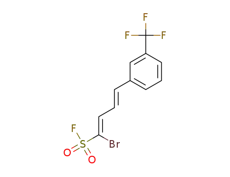(1Z,3E)-1-bromo-4-(3-(trifluoromethyl)phenyl)buta-1,3-diene-1-sulfonyl fluoride
