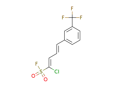 (1Z,3E)-1-chloro-4-(3-(trifluoromethyl)phenyl)buta-1,3-diene-1-sulfonyl fluoride