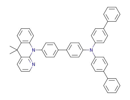 N,N-di([1,1'-biphenyl]-4-yl)-4'-(5,5-dimethylbenzo[b][1,8]naphthyridine-10(5H)-yl)-[1,1'-biphenyl]-4-amine