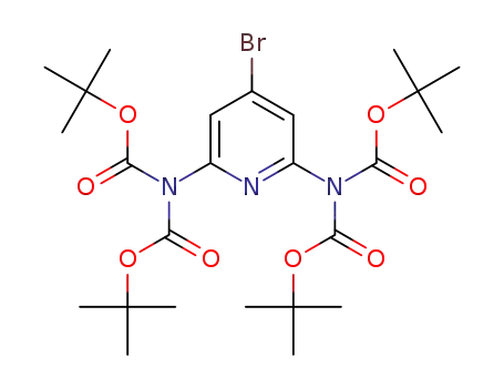 di-tert-butyl (4-bromopyridine-2,6-diyl)bis((tert-butoxycarbonyl)carbamate)