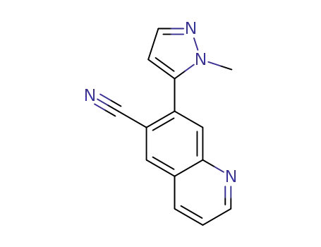7-(2-methylpyrazol-3-yl)quinoline-6-carbonitrile