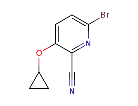 6-bromo-3-cyclopropoxypicolinonitrile