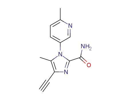 4-ethynyl-5-methyl-1-(6-methylpyridin-3-yl)-1H-imidazole-2-carboxamide