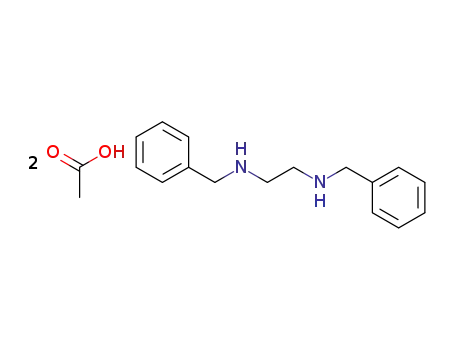 Molecular Structure of 122-75-8 (N,N'-Dibenzyl ethylenediamine diacetate)
