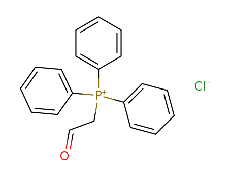 Molecular Structure of 62942-43-2 ((FORMYLMETHYL)TRIPHENYLPHOSPHONIUM CHLORIDE)
