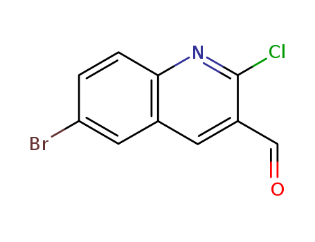 3-Quinolinecarboxaldehyde,6-bromo-2-chloro-