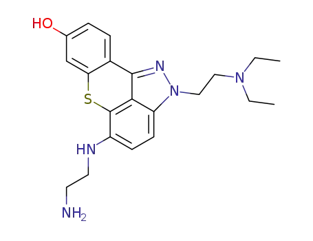 2H-[1]Benzothiopyrano[4,3,2-cd]indazol-8-ol,5-[(2-aminoethyl)amino]-2-[2-(diethylamino)ethyl]-