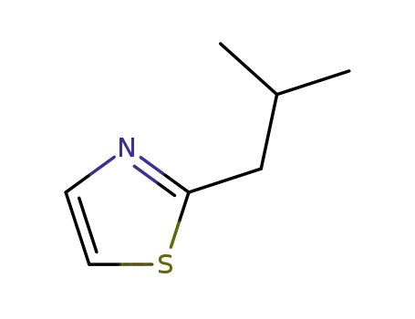 Molecular Structure of 18640-74-9 (2-Isobutylthiazole)