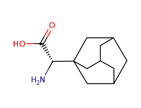 Molecular Structure of 95853-35-3 ((2S)-(3R,5S)-Adamantan-1-yl(amino)acetic acid)