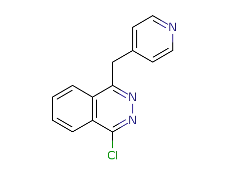 Molecular Structure of 101094-85-3 (1-CHLORO-4-(4-PYRIDINYLMETHYL)PHTHALAZINE)