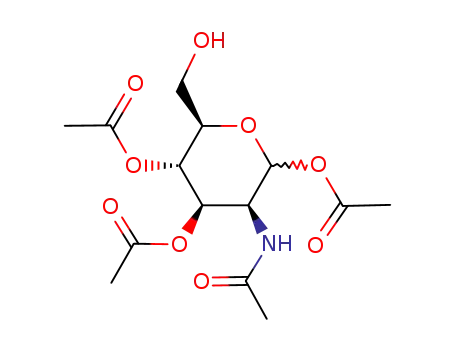 (3S,4R,5S,6R)-3-acetamido-6-(hydroxymethyl)-tetrahydro-2H-pyran-2,4,5-triyl triacetate
