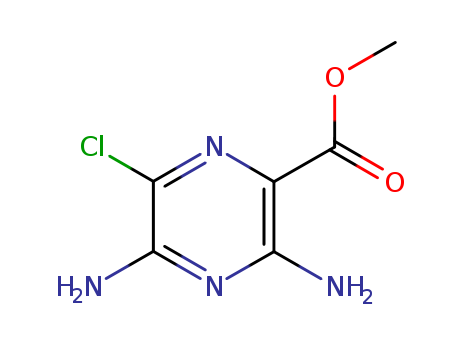 3,5-DIAMINO-6-CHLORO-PYRAZINE-2-CARBOXYLIC ACID METHYL ESTER
