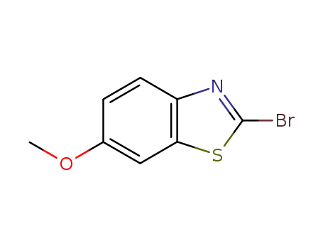 Molecular Structure of 2941-58-4 (2-Bromo-6-methoxybenzothiazole)