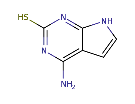 4- 아미노 -7H- 피 롤로 [2,3-d] 피리 미딘 -2- 티올