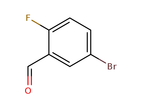 Molecular Structure of 93777-26-5 (5-Bromo-2-fluorobenzaldehyde)