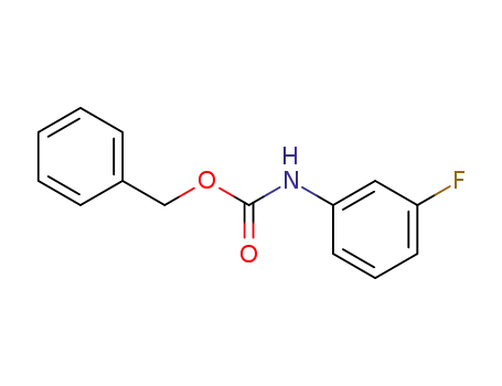 Molecular Structure of 149524-47-0 ((3-Fluorophenyl)carbamic acid benzyl ester)