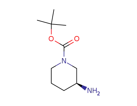 Molecular Structure of 625471-18-3 ((S)-3-Amino-1-N-Boc-piperidine)