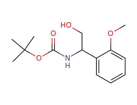 tert-butyl N-[2-hydroxy-1-(2-methoxyphenyl)ethyl]carbamate