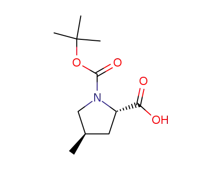 (2S,4R)-4-methyl-1-[(2-methylpropan-2-yl)oxycarbonyl]pyrrolidine-2-carboxylic acid