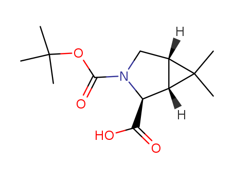 3-Azabicyclo[3.1.0]hexane-2,3-dicarboxylic acid, 6,6-dimethyl-, 3-(1,1-dimethylethyl) ester, (1R,2S,5S)- CAS 219754-02-6
