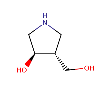 Molecular Structure of 267421-93-2 ((3R,4R)-4-hydroxy-3-PyrrolidineMethanol)