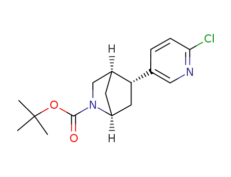 (1R,4R,5R)-5-(6-Chloro-pyridin-3-yl)-2-aza-bicyclo[2.2.1]heptane-2-carboxylic acid tert-butyl ester