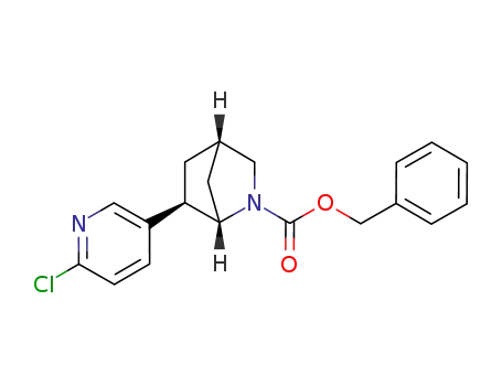 (1S,4S,6R)-6-(6-Chloro-pyridin-3-yl)-2-aza-bicyclo[2.2.1]heptane-2-carboxylic acid benzyl ester