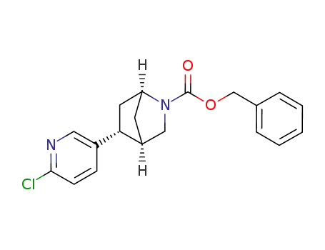 (1R,4R,5R)-5-(6-Chloro-pyridin-3-yl)-2-aza-bicyclo[2.2.1]heptane-2-carboxylic acid benzyl ester