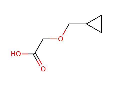 Molecular Structure of 246869-08-9 (2-(cyclopropylmethoxy)acetic acid)