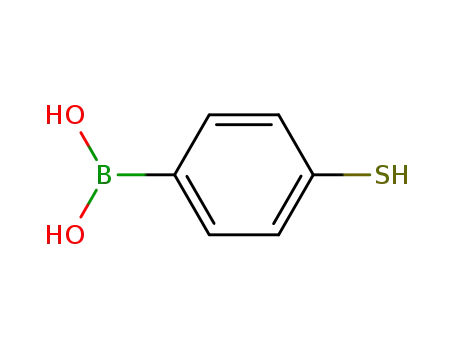Molecular Structure of 237429-33-3 (4-Mercaptophenylboronic acid)