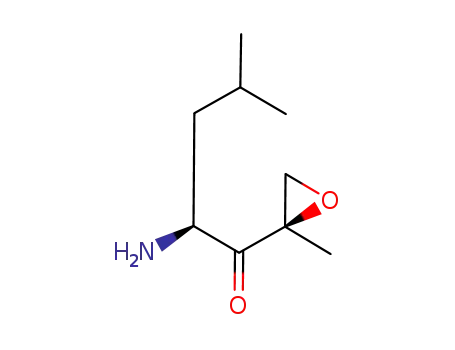 (2S)-2-amino-4-methyl-1-[(2R)-2-methyloxiran-2-yl]pentan-1-one
