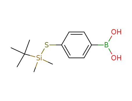 4-[(dimethyl-tert-butyl-silyl)thio]-phenylboronic acid
