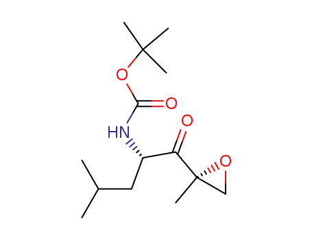 tert-butyl ((S)-4-methyl-1-((S)-2-methyloxiran-2-yl)-1-oxopentan-2-yl)carbamate