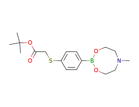 2-(4-(t-butyloxycarbonylmethylthiophenyl))-6-methyl-1,3,6,2-dioxaazaborocane
