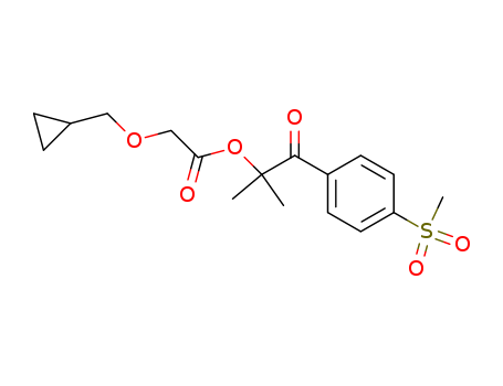 ACID 1,1-DIMETHYL-2-[4-(METHYLSULFONYL)PHENYL]-2-OXOETHYL ESTER