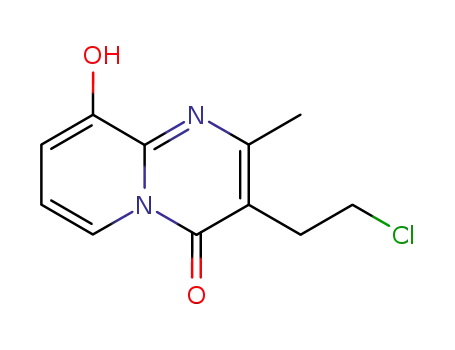 4H-Pyrido[1,2-a]pyrimidin-4-one,3-(2-chloroethyl)-9-hydroxy-2-methyl-