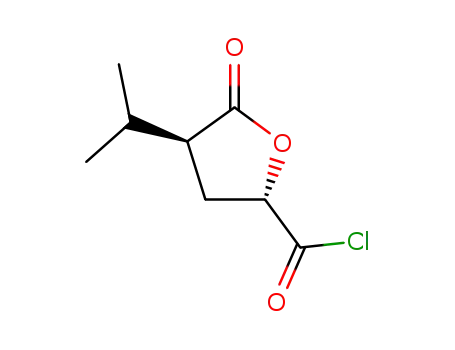 Molecular Structure of 325740-60-1 (D-erythro-Pentonic acid, 5-chloro-2,3,5-trideoxy-2-(1-methylethyl)-5-oxo-, gamma-lactone (9CI))